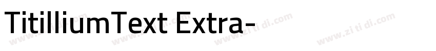 TitilliumText Extra字体转换 TitilliumText Extra字体转换